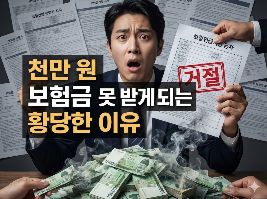 천만 원 보험금 못 받게 되는 황당한 이유